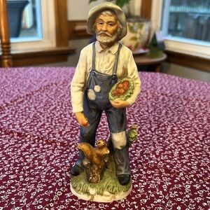 Vintage Farmer Figurine